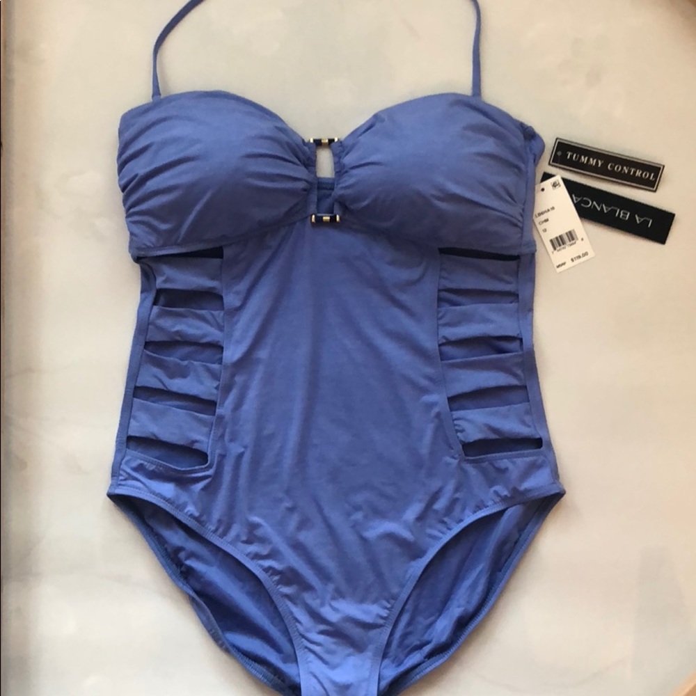 NWT La Blanc Tummy Control Swim suit